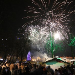 Novogodišnji vatromet nad Zagrebom