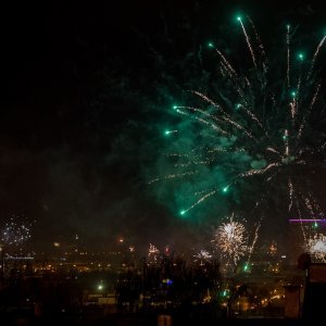 Novogodišnji vatromet nad Zagrebom