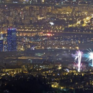 Novogodišnji vatromet nad Zagrebom