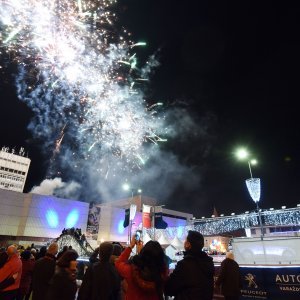 Doček Nove 2018. godine na Kapucinskom trgu u Varaždinu