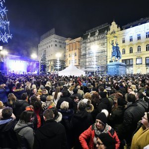 Doček Nove godine u Zagrebu