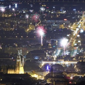 Doček Nove godine u Zagrebu