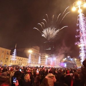 Doček Nove godine u Zagrebu