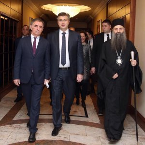 Milorad Pupovac, Andrej Plenković, mitropolit Porfirije Perić