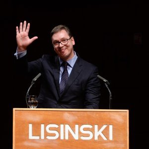 Aleksandar Vučić na skupštini Srpskog narodnog vijeća u Lisinskom