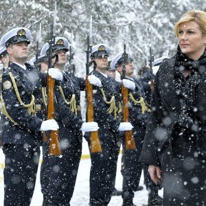 Kolinda Grabar Kitarović na 24. obljetnici Počasno zaštitne bojne