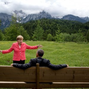 Angela Merkel i Barack Obama