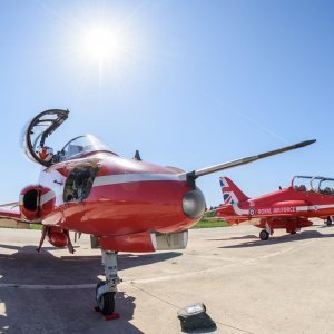 Akrobatska grupa Red Arrows u posjetu Krilima Oluje u Zemuniku