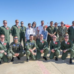 Akrobatska grupa Red Arrows u posjetu Krilima Oluje u Zemuniku