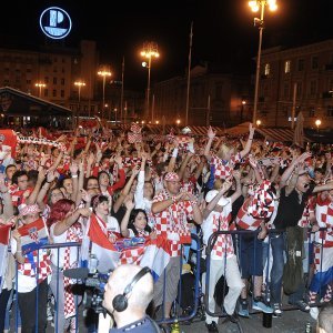 Navijači u Zagrebu