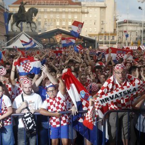 Navijači u Zagrebu