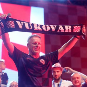 Vatreni na Trgu bana Jelačića