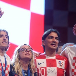 Vatreni na Trgu bana Jelačića