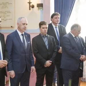 Nina Obulje Koržinek, Andrej Plenković, Damir Krstičević, Ante Sanader, Branko Bačić