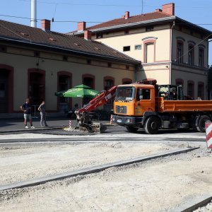 Radovi na rekonstrukciji prometnice i tramvajske pruge na Zapadnom kolodvoru