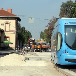 Radovi na rekonstrukciji prometnice i tramvajske pruge na Zapadnom kolodvoru