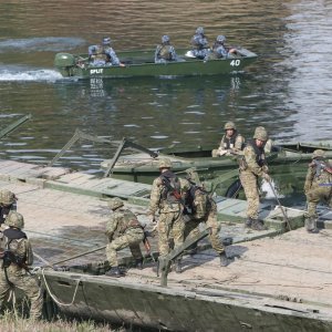 Vježba pripreme i svladavanja vodene zapreke kroz izlazak na vodenu zapreku