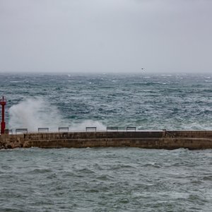 Olujno jugo u Dubrovniku