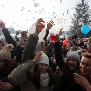 Tradicionalni doček Nove godine u Fužinama u podne