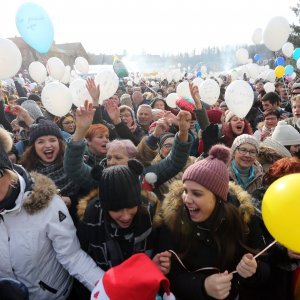 Tradicionalni doček Nove godine u Fužinama u podne