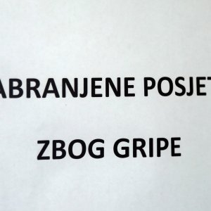 Šibenska bolnica zabranila posjete svim odjelima zbog sezone gripe