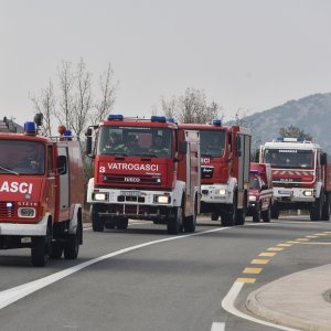 DVD Tisno organizirao prosvjed podrške za slučaj stradalog vatrogasca Franu Lučića