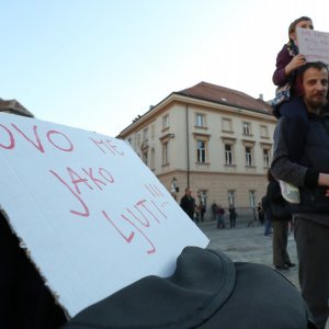 Prosvjed zbog sječe šuma