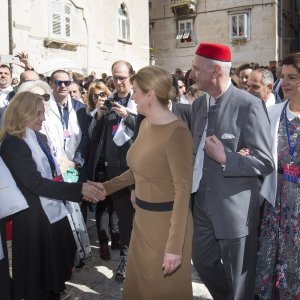 Predsjednica Kolinda Grabar Kitarović u procesiji sv. Dujma u Splitu