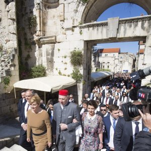 Predsjednica Kolinda Grabar Kitarović u procesiji sv. Dujma u Splitu