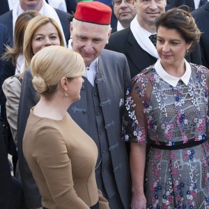 Predsjednica Kolinda Grabar Kitarović u procesiji sv. Dujma u Splitu