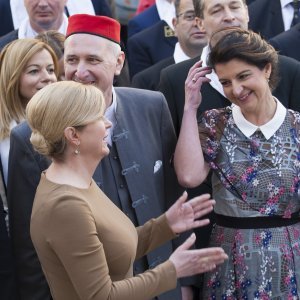 Predsjednica Kolinda Grabar Kitarović u procesiji sv. Dujma u Splitu