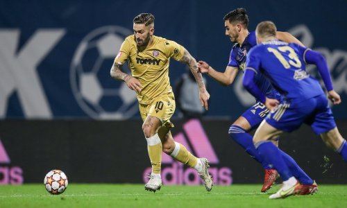 Rijeka, Croatia. 24th May, 2023. Danijel Subasic and Marko Livaja