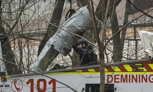 Komadi projektila koji su pali u Kijevu