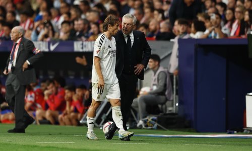 Carlo Ancelotti i Luka Modrić