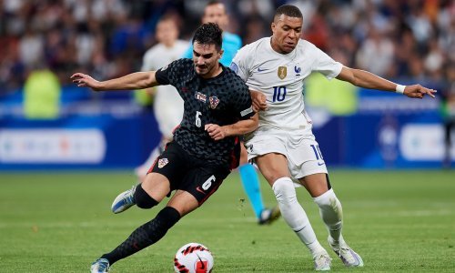 Josip Šutalo Hrvatska i Kylian Mbappe Francuska