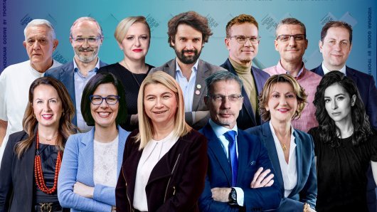 Irena Weber, Maruška Vizek, Nataša Rapaić, Boris Vujčić, Martina Dalić, Zrinka Cvitešić, Josip Paladino, Damir Sabol, Ivana Gažić, Boris Jokić, Boško Picula, Izabel Jelenić, Christoph Schoefboeck