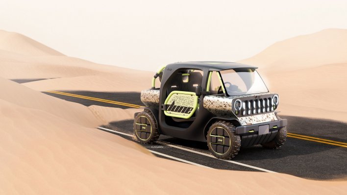 Hoće li ovako izgledati najmanji Jeep ikada? 'Dune' je koncept električnog četverocikla Klissarov dizajna