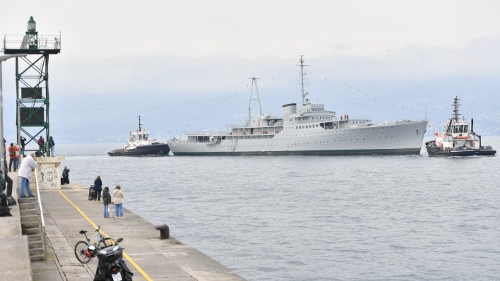 Titov slavni brod 'Galeb' je stigao u Rijeku