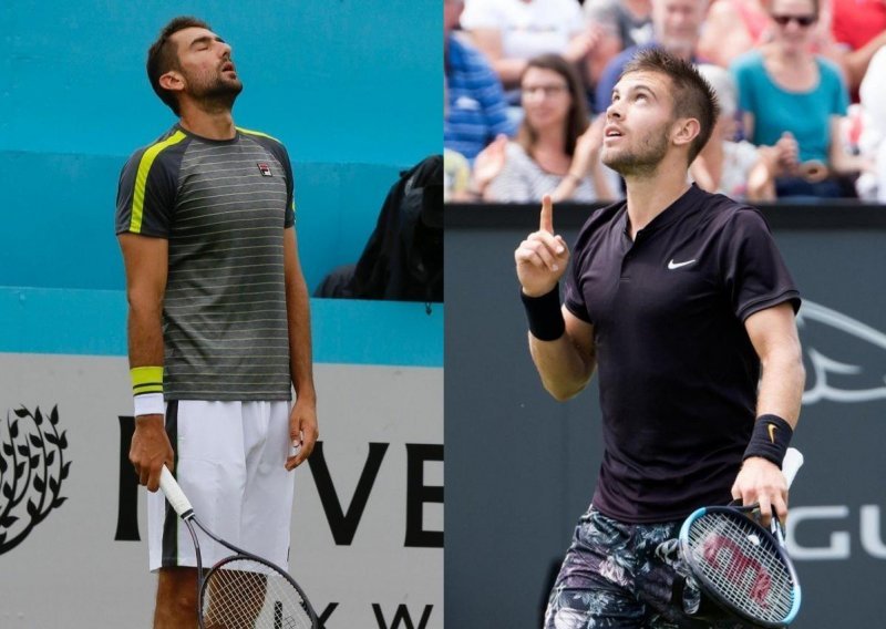 Marin Čilić i dalje u 'slobodnom padu', Borna Ćorić ostao u TOP 15 najboljih tenisača