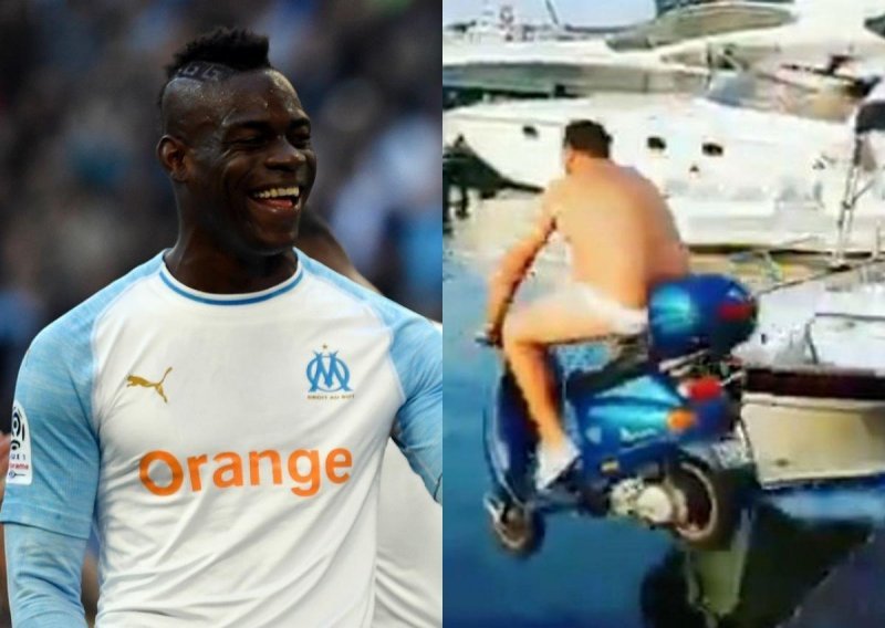 Mario Balotelli opet briljira; sad je platio konobaru da se Vespom s rive odveze u more