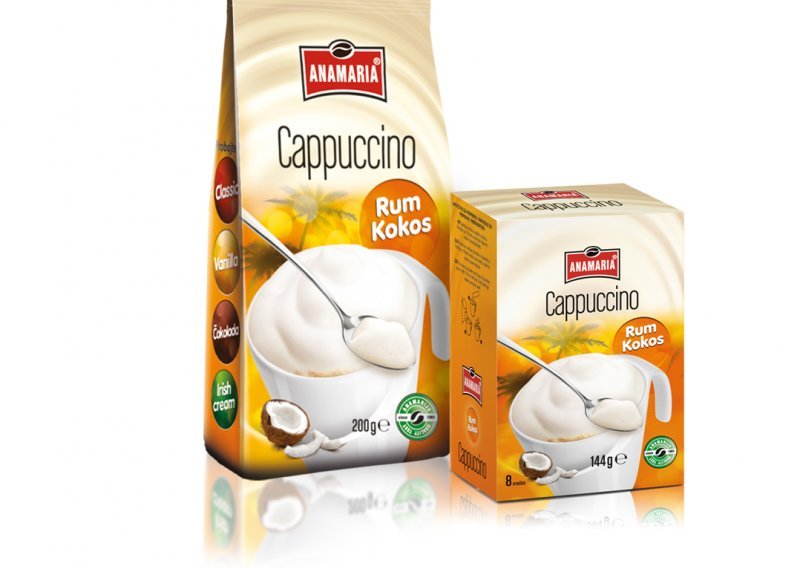 Anamaria Cappuccino pojačanje: Finoccino i Rum kokos