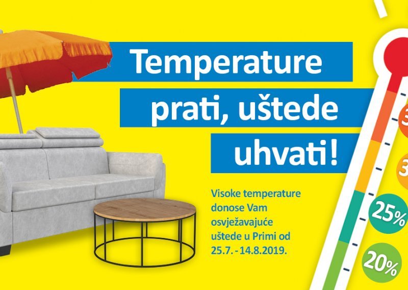 Temperature prati, uštede uhvati!