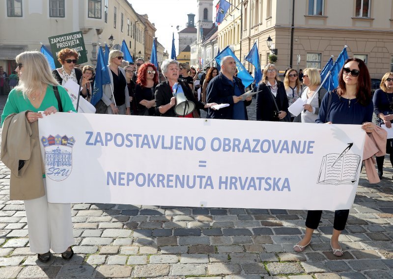 Do kraja tjedna znat će se je li došlo do dogovora, u srijedu bez nastave u cijeloj zemlji uz prosvjed na Markovu trgu