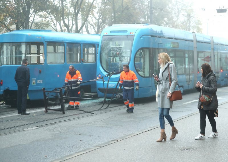 Krš i lom na Glavnom kolodvoru: Iskočili vodovi, tramvajski promet paraliziran