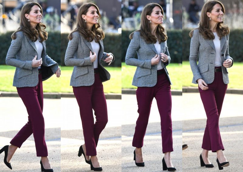 Kate Middleton haljinu zamijenila hlačama: Poslovni stajling uz sako koji nikad ne izlazi iz mode