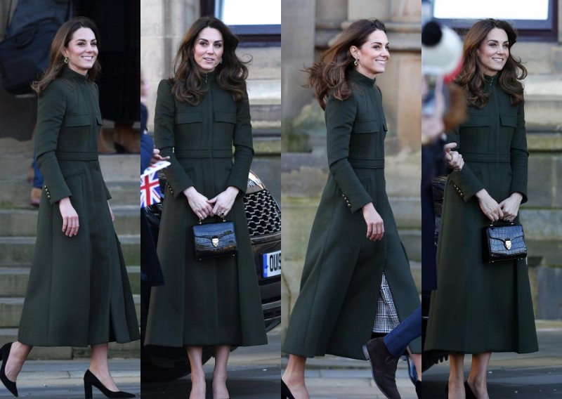 U Zarinoj haljini od 150 kuna i s osmijehom na licu Kate Middleton pokušava prikriti nervozu koja vlada na kraljevskom dvoru