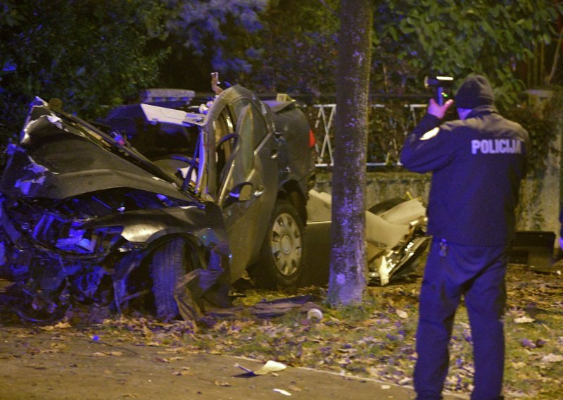 Teška nesreća u zagrebačkoj Dubravi: Mladić se automobilom zabio u stablo i poginuo