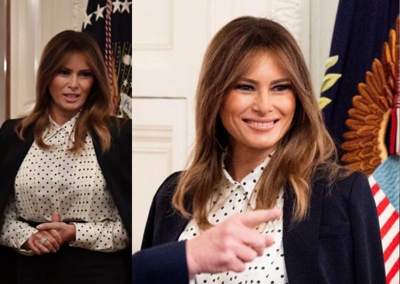 Melania Trump zablistala u bluzi dizajnerice o čijim torbicama sanjaju modne ovisnice