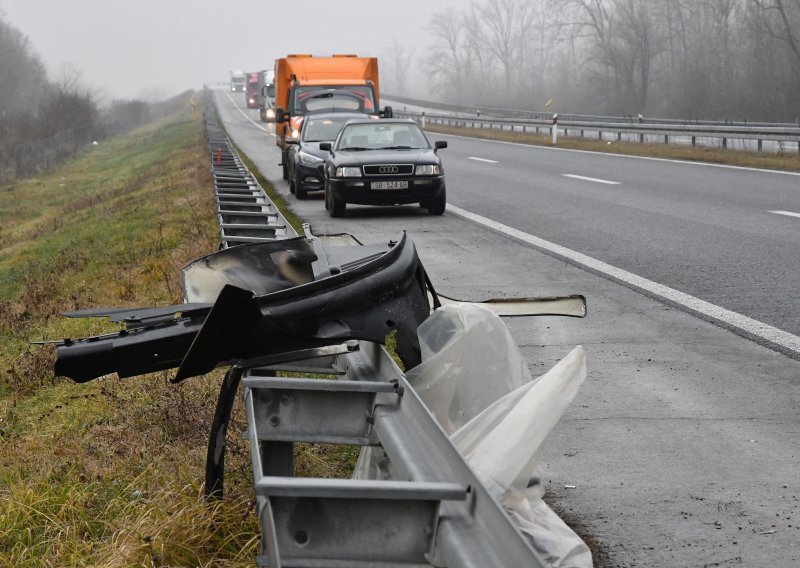 Zbog prometne nesreće i jakog vjetra usporeno se vozi na A1