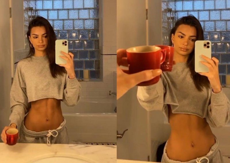 Krati vrijeme u izolaciji: Emily Ratajkowski pokazala svoj besprijekorni struk u trendi topiću